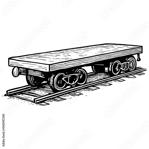 Flatbed Railcar