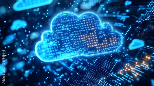 Wallpaper Mural Digital Cloud Computing Network Torontodigital.ca