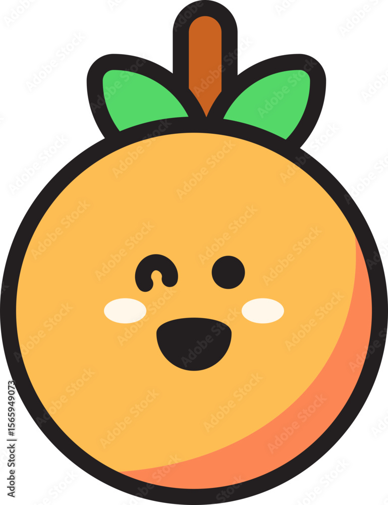 Obraz premium Cute Food and Drinks Cartoonist