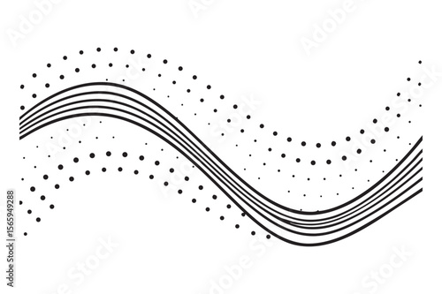 abstract technology particles mesh background design
