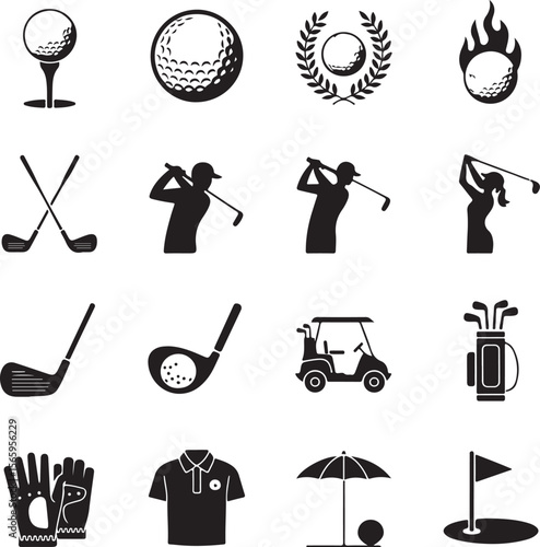 Golfer Swing Silhouette Design

Professional Golfer Vector Art

Golf Club Swing Illustration

Dynamic Golf Pose Silhouette

Tee Off Golfer Clipart Graphic