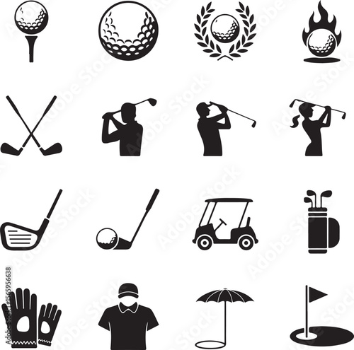 Golfer Swing Silhouette Design

Professional Golfer Vector Art

Golf Club Swing Illustration

Dynamic Golf Pose Silhouette

Tee Off Golfer Clipart Graphic