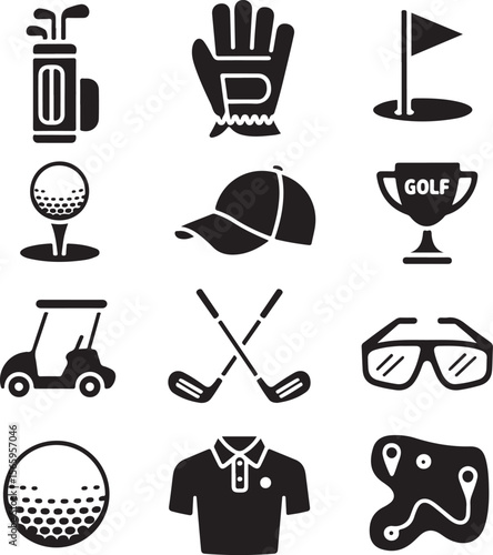 Golfer Swing Silhouette Design

Professional Golfer Vector Art

Golf Club Swing Illustration

Dynamic Golf Pose Silhouette

Tee Off Golfer Clipart Graphic