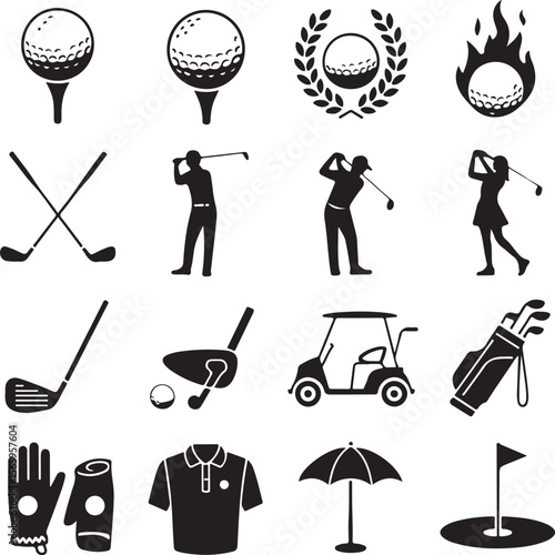 Golfer Swing Silhouette Design

Professional Golfer Vector Art

Golf Club Swing Illustration

Dynamic Golf Pose Silhouette

Tee Off Golfer Clipart Graphic