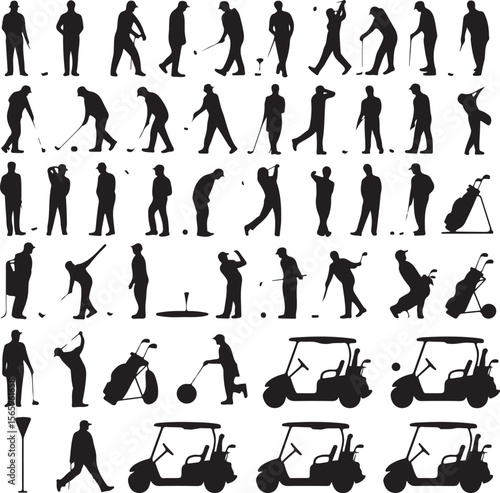 Golfer Swing Silhouette Design

Professional Golfer Vector Art

Golf Club Swing Illustration

Dynamic Golf Pose Silhouette

Tee Off Golfer Clipart Graphic