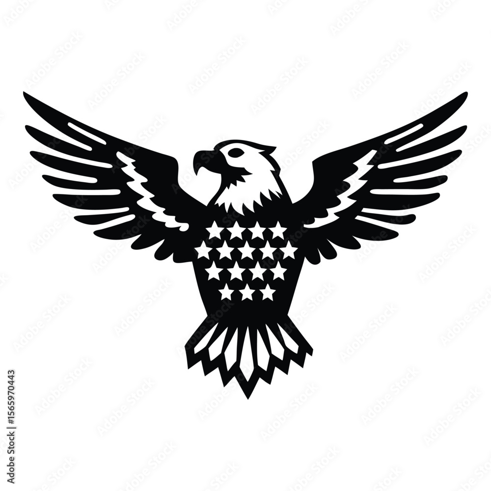eagle with wings vector illustration eagle with wings vector illustration
