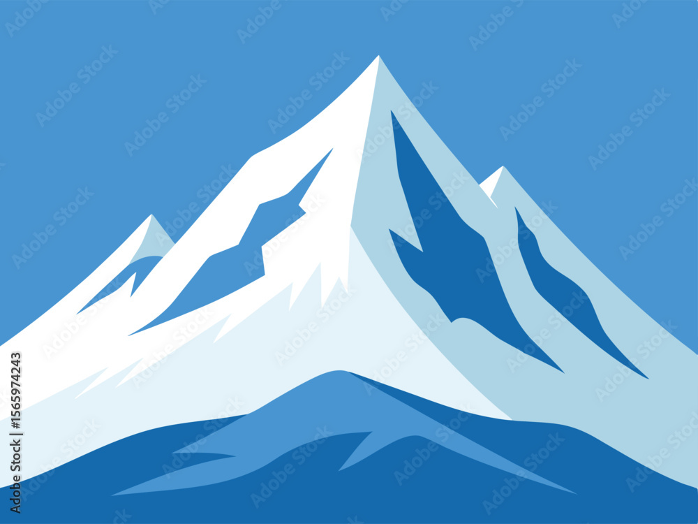 Fototapeta premium mountain landscape vector