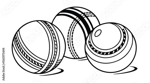 Lawn Bowls Vector Icon - Black and White Minimalist Sports Illustration