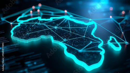 Africa digital map