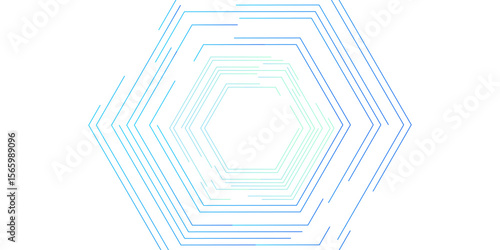 Abstract white background with gradient hexagon shape stock line texture seamless pattern. Modern and creative design with different size lines. banner, cover, poster, card, flyer. vector illustration