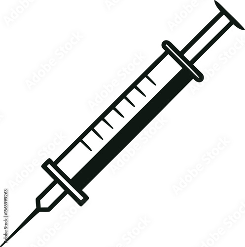 syringe with blood
