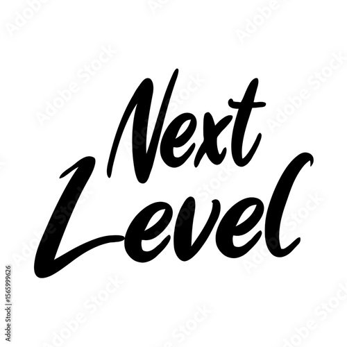 Vector text illustration for Next Level.