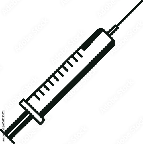 vector syringe icon