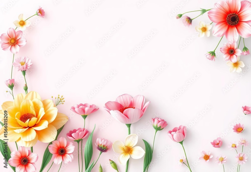 Pastel spring floral Mother's Day card set vector illustration Ideal for banners, posters, labels, and sale promotions, sale banner, design Pastel spring floral Mother's Day card set vector illustration Ideal for banners, posters, labels, and sale promotions, sale banner, design