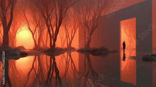Portal to the Burning Forest