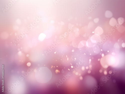 Soft Pink and Purple Bokeh Lights with Gentle Sparkle Effect