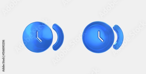 browse gallery 3D icon on isolate white background