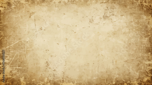 Old vintage grunge background with distressed paper texture, aged brown surface with scratches, retro style design element for creative vintage projects