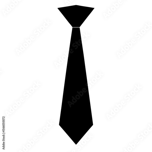 necktie vector silhouette 