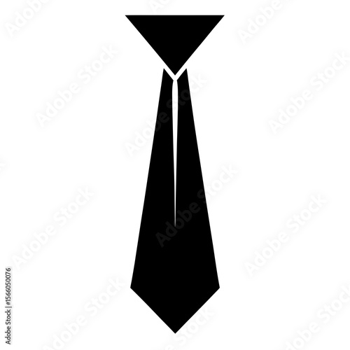 necktie vector silhouette 