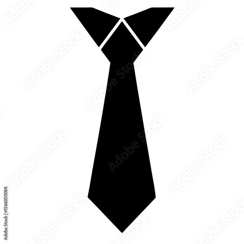 necktie vector silhouette 