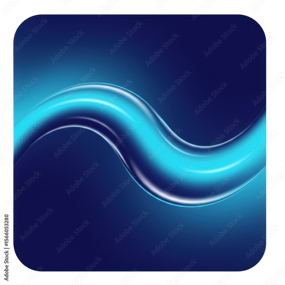 Fototapeta premium Midnight Blue Gradient Flow