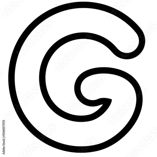 letter G outline