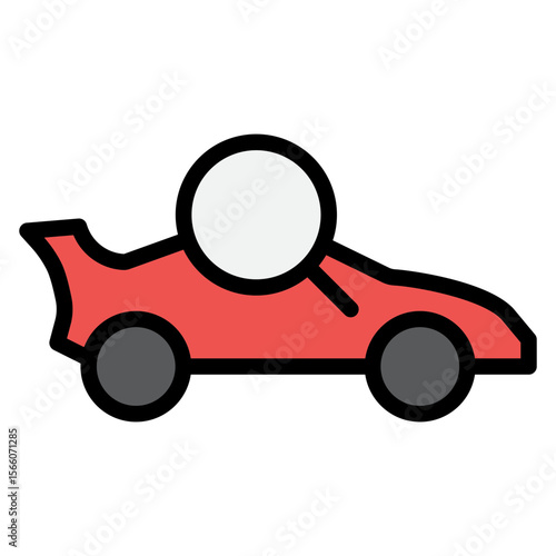 Car Finder icon vector image. Can be used for Automotive Dealership.