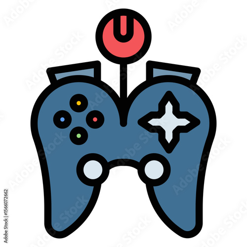 Game Activation icon vector image. Can be used for Game Development.