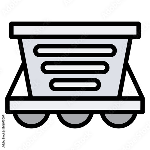 Hopper icon vector image. Can be used for Politics.