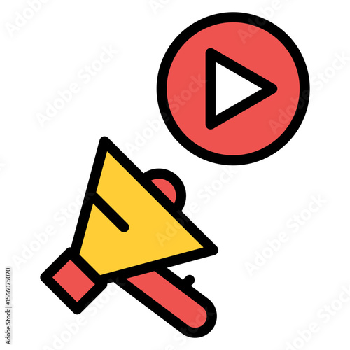 Hype icon vector image. Can be used for Politics.