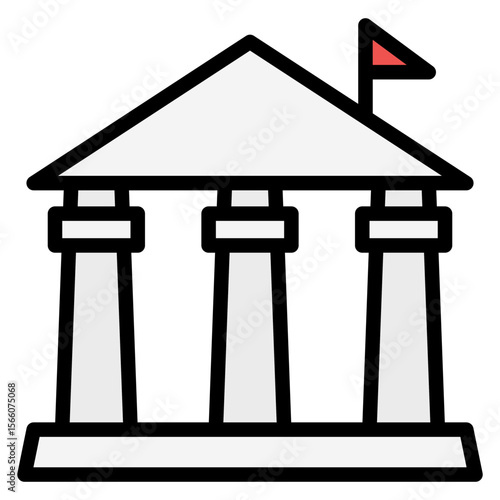 Inside The Beltway icon vector image. Can be used for Politics.