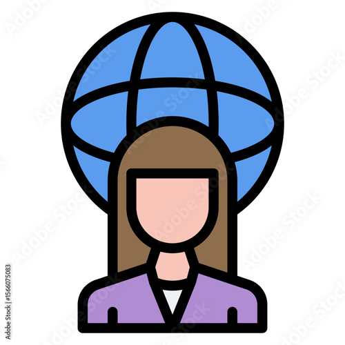 Incumbent icon vector image. Can be used for Politics.