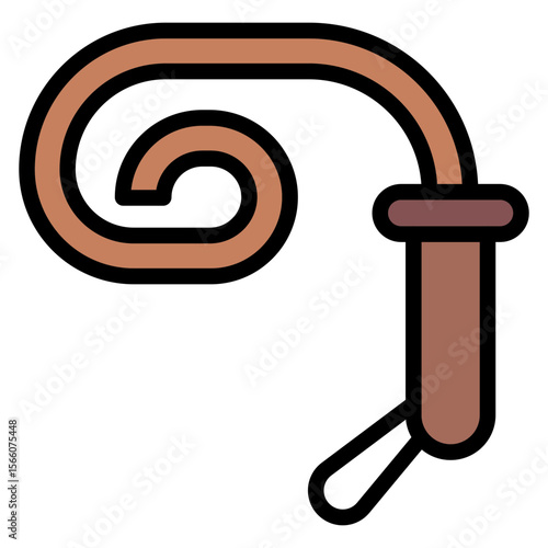 Whip icon vector image. Can be used for Politics.