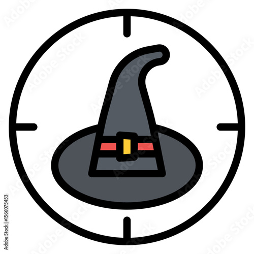 Witch Hunt icon vector image. Can be used for Politics.