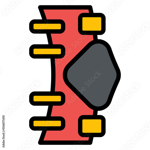 Elbow Guards icon vector image. Can be used for Personal Transportation.