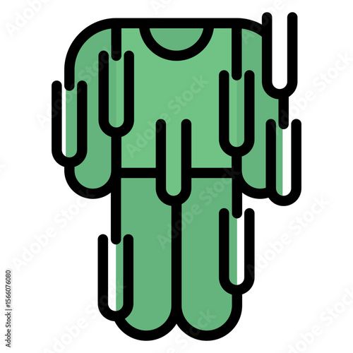 Ghilie Suit icon vector image. Can be used for Battle Royale.