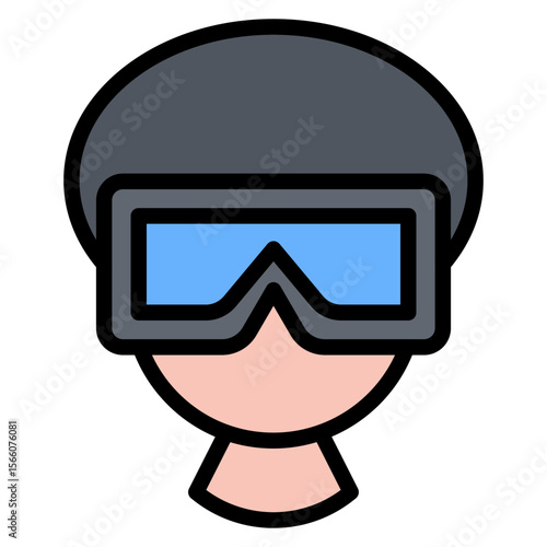 Headgear icon vector image. Can be used for Battle Royale.