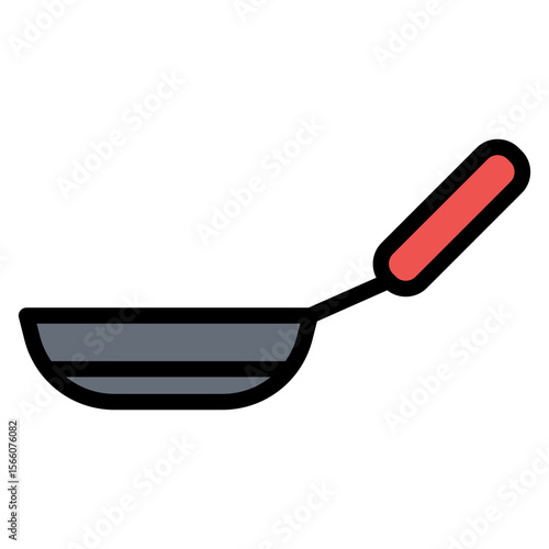 Frying Pan icon vector image. Can be used for Battle Royale.