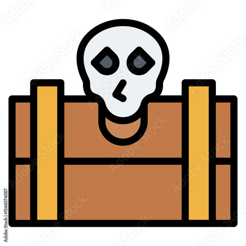 Killed icon vector image. Can be used for Battle Royale.