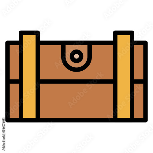 Loot Crate icon vector image. Can be used for Battle Royale.