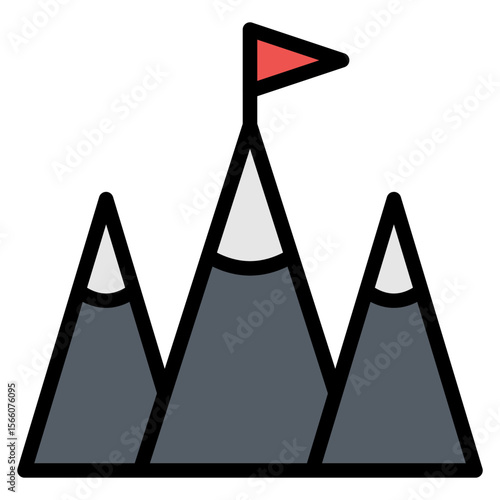 Mission icon vector image. Can be used for Battle Royale.
