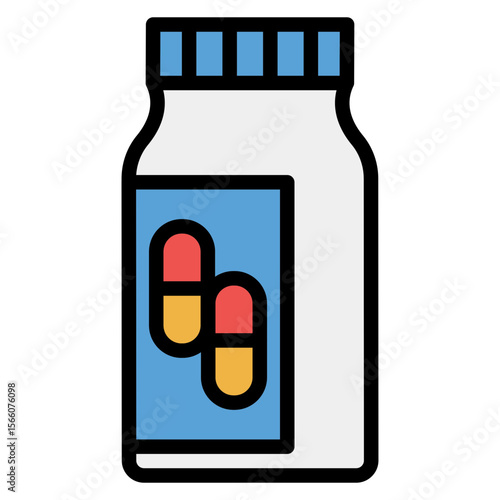 Painkiller icon vector image. Can be used for Battle Royale.