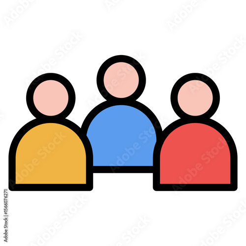 Squad icon vector image. Can be used for Battle Royale.