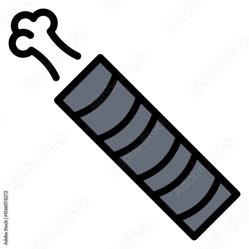 Suppressor icon vector image. Can be used for Battle Royale.