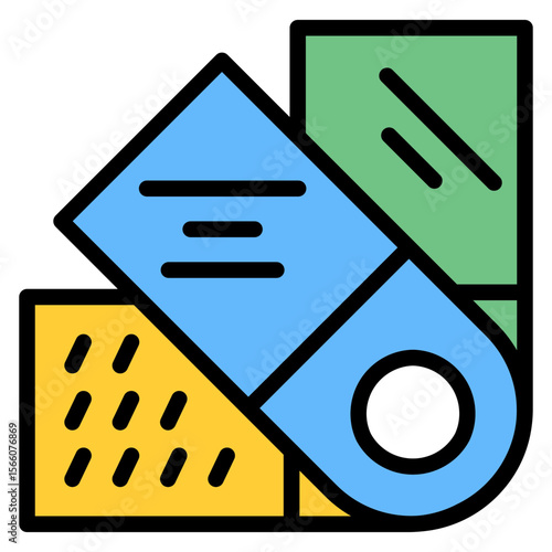 Samples icon vector image. Can be used for Merchandising.