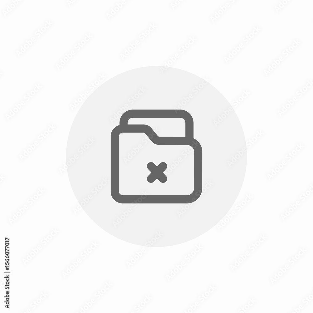 delete folder icon sign vector delete folder icon sign vector