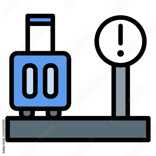 Etd icon vector image. Can be used for Airline.