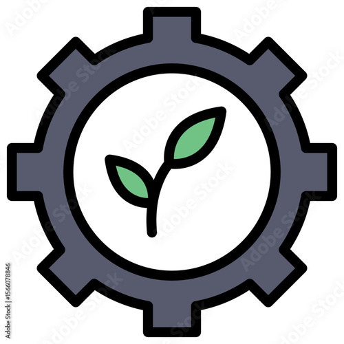 Agriculture Industry icon vector image. Can be used for Industry.
