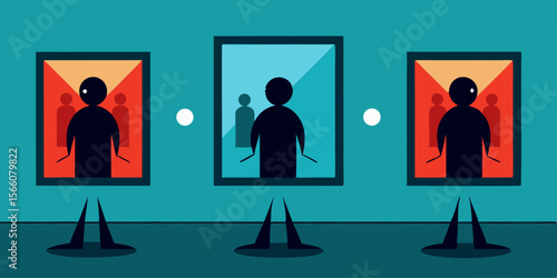 Cursed Painting Gallery Where Figures In The Frames Stare